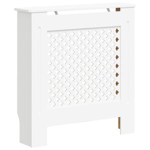 vidaXL Cubierta para radiador MDF blanco 78 cm