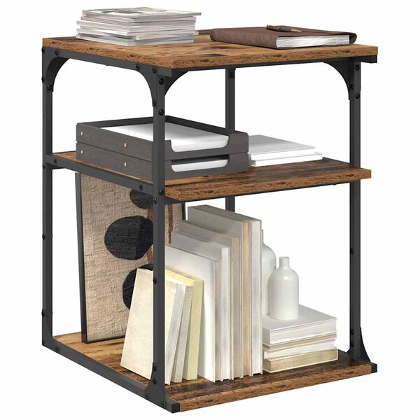 vidaXL Soporte para Impresora Madera Vieja 43 x 48 x 64 cm