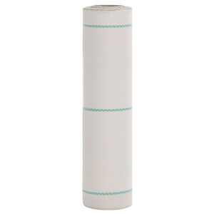 vidaXL Membrana de malezas PP blanca 0,5x10 m