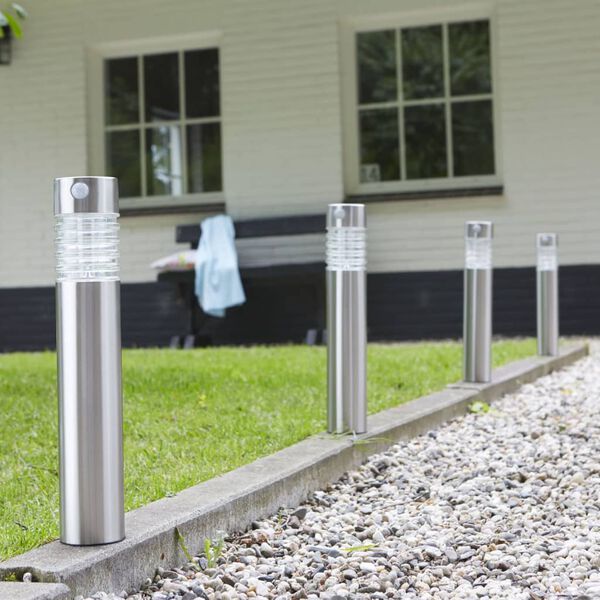 Luxform Luz jard&iacute;n solar inteligente h&iacute;brida LED sensor Arizona PIR