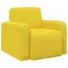 vidaXL Sill&oacute;n Amarillo Claro Tela