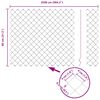 vidaXL Poste de Valla Verde 0,8 x 25 m (malla de 60 x 60 mm) Acero