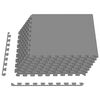 vidaXL Tapete para piscina 24 uds. Gris 8,64 m&sup2; Espuma EVA