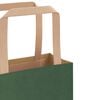 vidaXL Bolsas de papel con asas 250 uds verde 21x11x36 cm