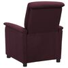 vidaXL Sill&oacute;n de masaje el&eacute;ctrico tela morado