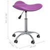 vidaXL Silla de oficina de cuero sint&eacute;tico morado