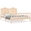 vidaXL Estructura de cama sin colchón madera maciza de pino 160x200 cm