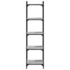 vidaXL Librer&iacute;a 5 estantes madera ingenier&iacute;a gris Sonoma 40x30x154 cm