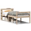 vidaXL Cama para personas mayores con cabecero madera maciza 100x200cm
