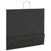 vidaXL Bolsas de papel con asas 50 uds negra 54x15x49 cm