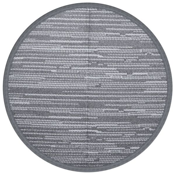 vidaXL Alfombra de exterior ARAKIL gris &Oslash;160 cm PP