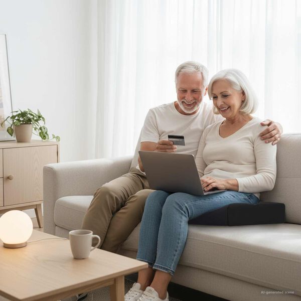 vidaXL Almohada para el asiento Negro