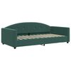 vidaXL Sof&aacute; cama nido terciopelo verde oscuro 100x200 cm