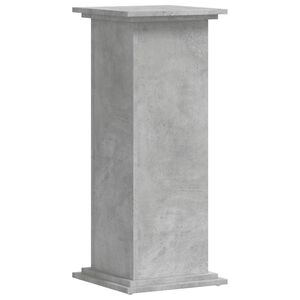 vidaXL Soportes de plantas madera ingenier&iacute;a gris hormig&oacute;n 33x33x80 cm