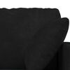 vidaXL Sof&aacute; 2 pcs Negro 198 x 78 x 80 cm Terciopelo
