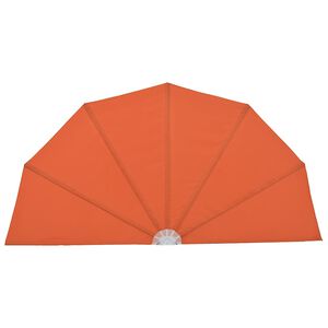 vidaXL Toldo lateral plegable terraza color terracota 160 cm
