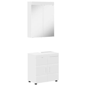 vidaXL Juego de muebles de ba&ntilde;o TULUM 2 pcs 60 x 34 x 63 cm
