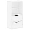 vidaXL Mueble auxiliar con cajones ODDA blanco 40x24x79 cm madera pino