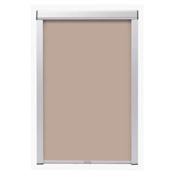 vidaXL Persiana opaca enrollable beige M08/308