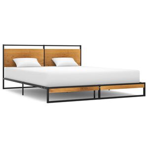 vidaXL Estructura de cama sin colch&oacute;n metal 160x200 cm