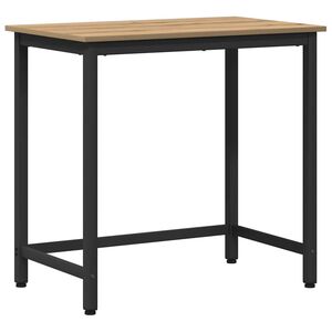 vidaXL Mesa Roble artisan Madera Ingenierizada y Acero