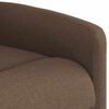 vidaXL Sill&oacute;n reclinable de tela marr&oacute;n