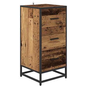 vidaXL Aparador Madera vieja 35.5 x 35 x 76 cm