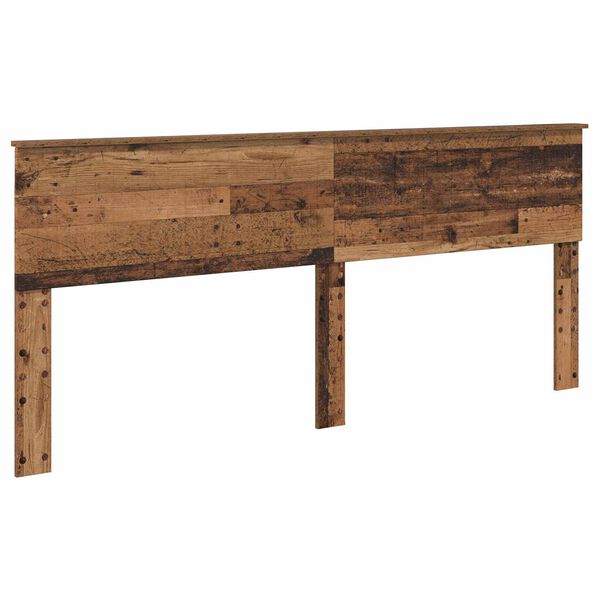 vidaXL Cabecero Madera Vieja 200 cm Madera contrachapada