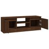 vidaXL Mueble de TV con puerta roble marr&oacute;n 102x30x36 cm