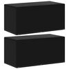 vidaXL Funda para muebles de jard&iacute;n 2 uds 6 ojales 160x80x75 cm
