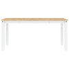 vidaXL Juego de comedor PANAMA 3 pzas madera maciza de pino blanco