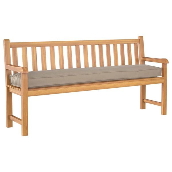 vidaXL Coj&iacute;n de Palet Taup&eacute; 200 x 40 x 8 cm Tela Oxford