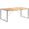 vidaXL Mesa de comedor madera maciza de mango rugosa 180x90x75 cm
