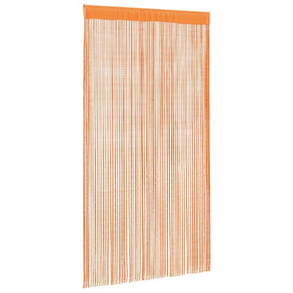 vidaXL Cortinas de cuerdas 2 uds naranja 100x250 cm