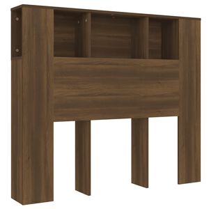 vidaXL Mueble cabecero color roble marr&oacute;n 120x18,5x102,5 cm