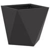 vidaXL Jardinera Negro 30 x 30 x 30 cm Acero