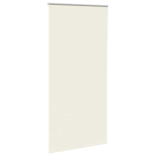 vidaXL Estor Enrollable Opaco Blanco Roto 105x230cm Tela Ancho 100,7cm