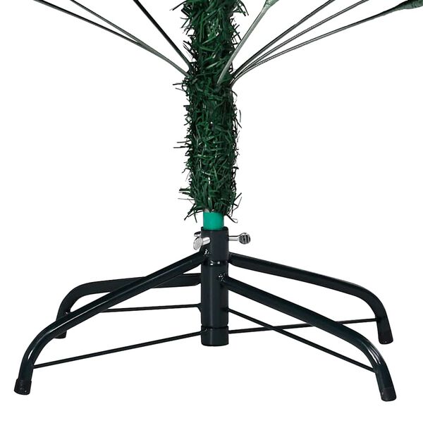 vidaXL &Aacute;rbol de Navidad preiluminado con luces y bolas verde 180 cm