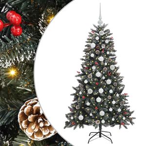 vidaXL &Aacute;rbol de Navidad artificial Verde 150 cm PVC, Pl&aacute;stico y Acero
