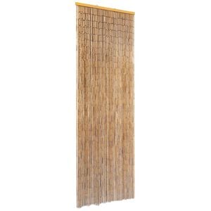 vidaXL Cortina de puerta antimosquitos para autocaravana 56x185 cm bamb&uacute;