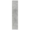 vidaXL Estanter&iacute;a madera de ingenier&iacute;a gris hormig&oacute;n 57x28,5x141 cm