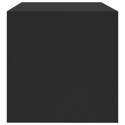 vidaXL Mueble para TV madera contrachapada negro 120x40x40 cm