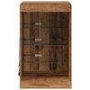 vidaXL Aparador LED Madera vieja 41 x 37 x 67 cm Madera de ingenier&iacute;a