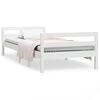 vidaXL Cama sin colch&oacute;n madera maciza de pino blanca 80x200 cm