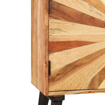 vidaXL Aparador de madera maciza de mango 85x30x75 cm