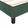 vidaXL Estructura de cama con somier terciopelo verde oscuro 80x200cm