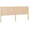 vidaXL Cabecero de cama madera maciza de pino 205,5x4x100 cm