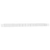 vidaXL Arriate de gaviones forma arco hierro galvanizado 800x100x50 cm