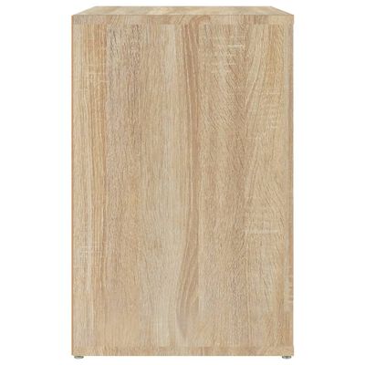 vidaXL Mueble zapatero madera contrachapada roble Sonoma 130x35x54 cm