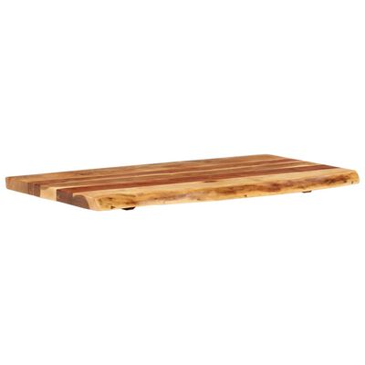 vidaXL Encimera para armario tocador madera maciza acacia 100x55x3,8cm